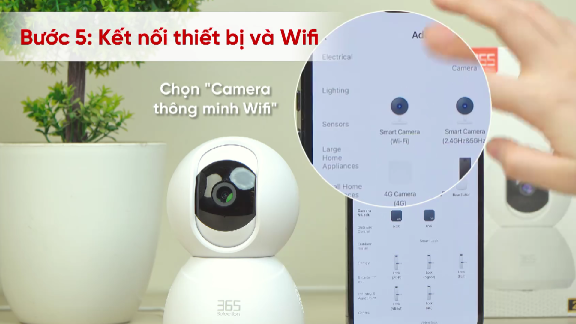 Camera Wifi Trong Nhà Thông Minh Selection C1