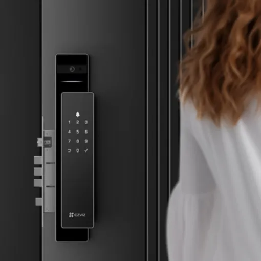 Khóa cửa thông minh Ezviz DL50FVS – Nhận diện khuôn mặt 3D – Camera an ninh tích hợp