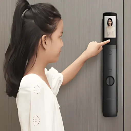 Khóa cửa thông minh Lockin S50M Pro – Nhận diện khuôn mặt 3D – Màn hình IPS 4 inch