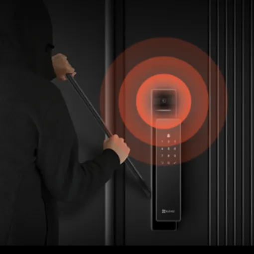 Khóa cửa thông minh Ezviz DL50FVS – Nhận diện khuôn mặt 3D – Camera an ninh tích hợp