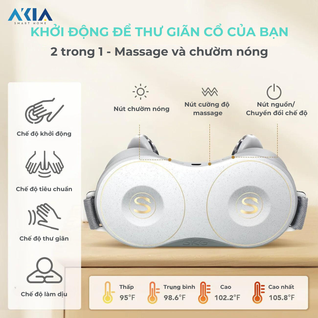 Máy Massage Cổ Vai Gáy Skg H7