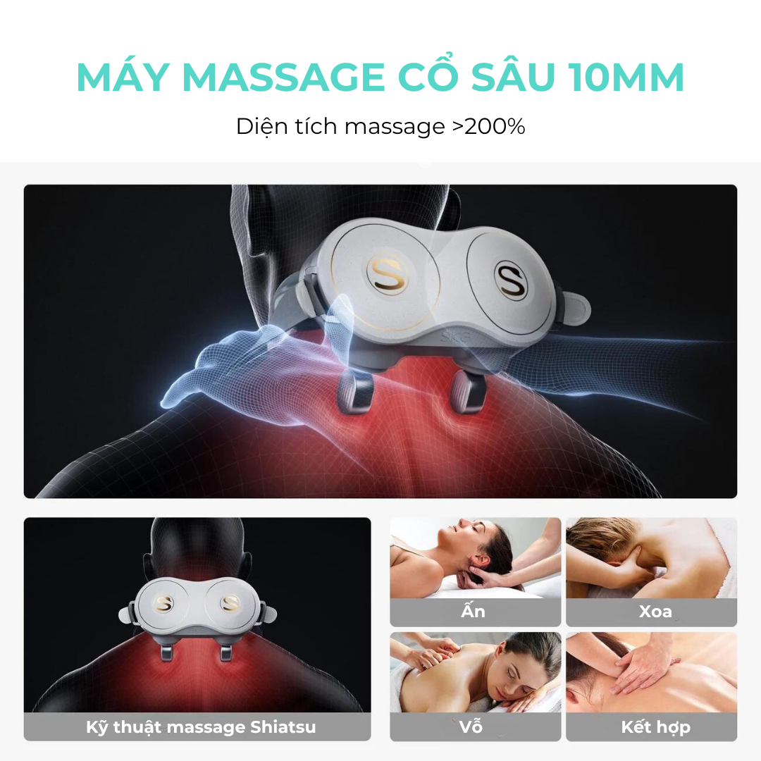 Máy Massage Cổ Vai Gáy Skg H7
