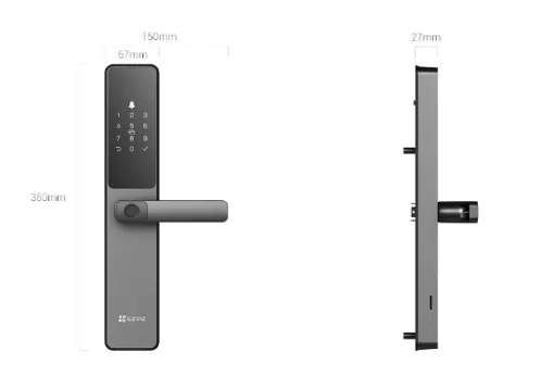 Khóa vân tay thông minh Ezviz DL05 mở bằng vân tay, mật mã chính hãng giá tốt