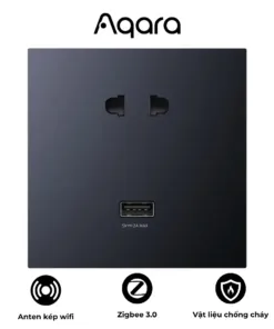 Ổ Cắm Âm Tường Thông Minh Aqara Wall Socket H1 USB kiêm Hub