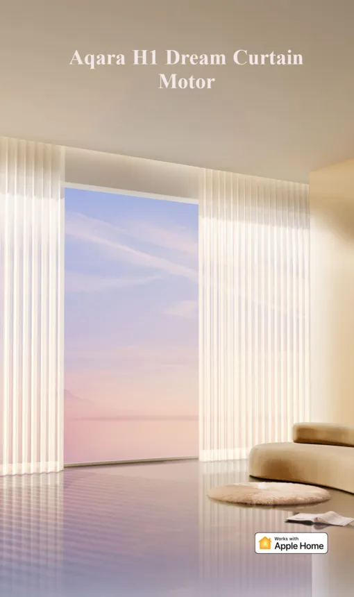 Động cơ rèm thông minh Aqara H1 Dream Curtain – Tự động hóa rèm sáo lật lá – Kết nối Zigbee