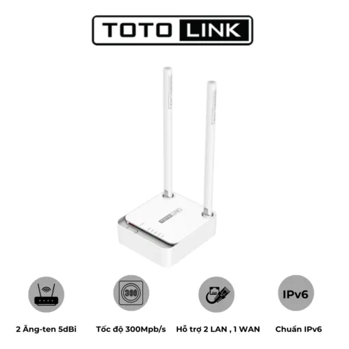 Wi-Fi Totolink N200RE_V5 chuẩn N 300Mbps