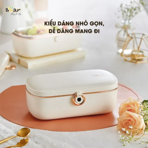 Hộp cơm điện Bear SB-HC09L - Màu kem