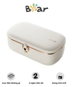 Hộp cơm điện Bear SB-HC09L - Màu kem
