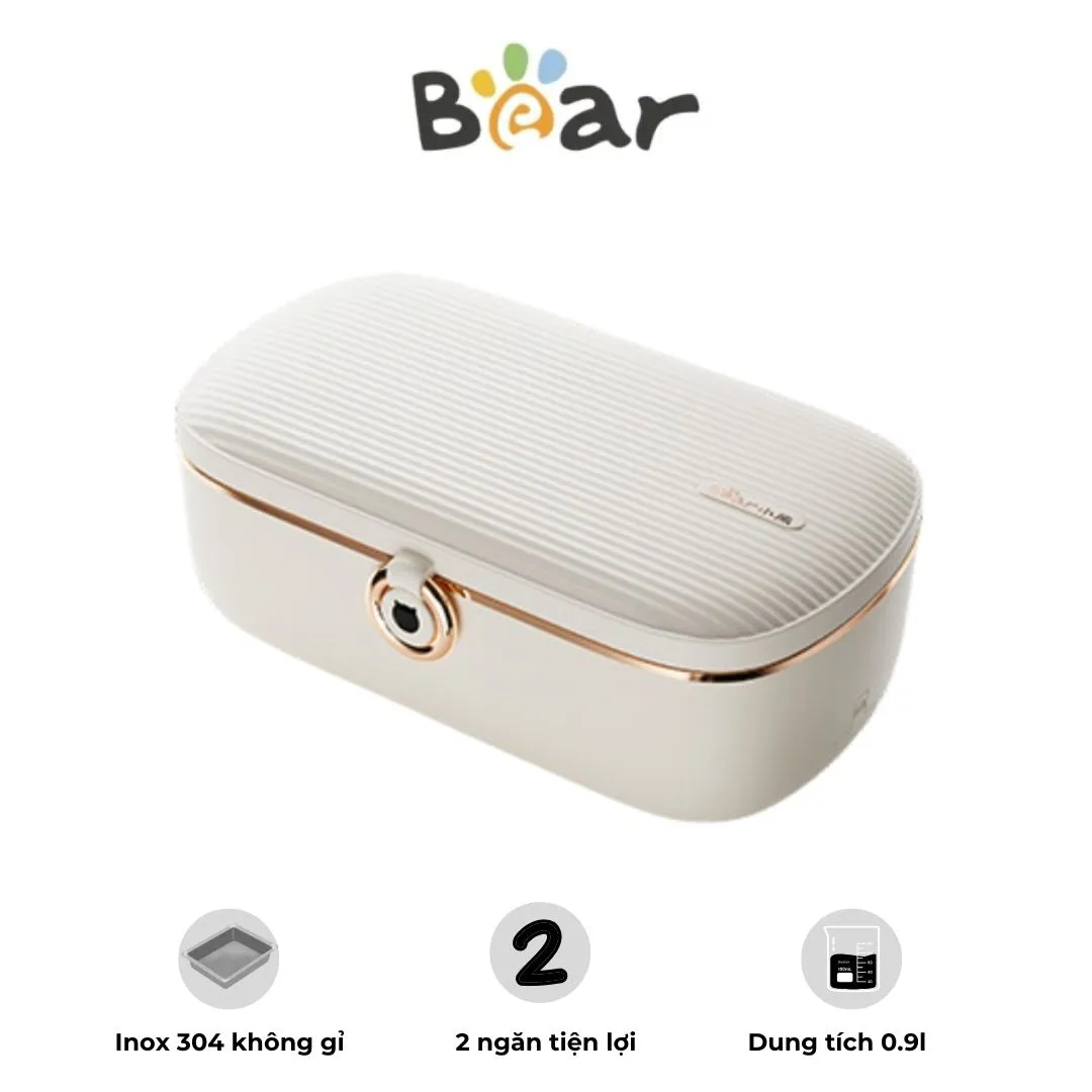 Hộp cơm điện Bear SB-HC09L - Màu kem
