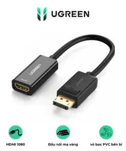 Cáp chuyển Displayport sang HDMI 1080P@60Hz Ugreen 40362 | AKIA