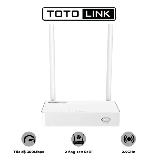 Totolink N350RT - Router Wi-Fi chuẩn N 300Mbps