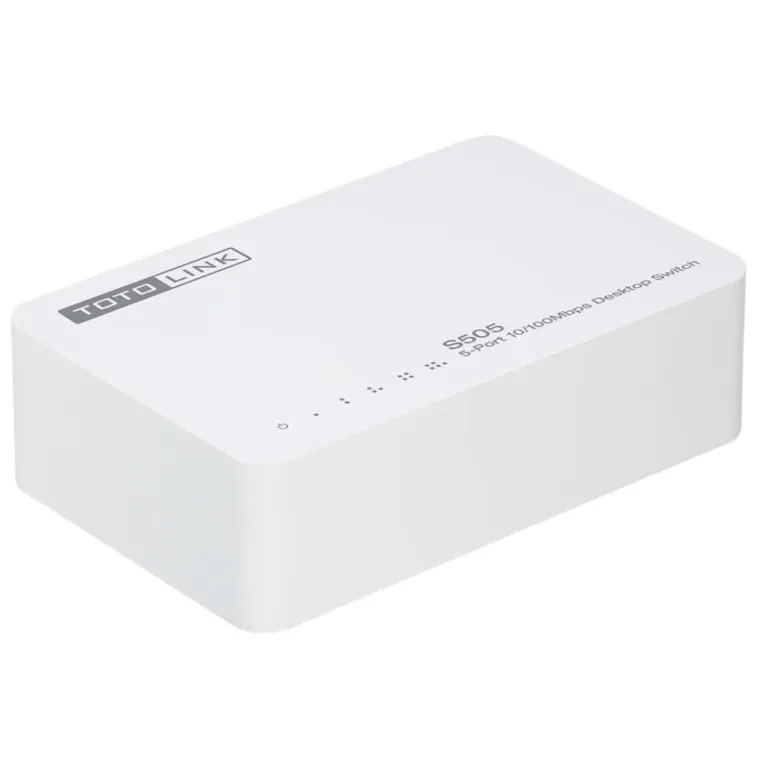 Switch mạng Totolink S505 – 5 cổng RJ45 10/100Mbps – Hỗ trợ Auto MDI/MDIX | AKIA