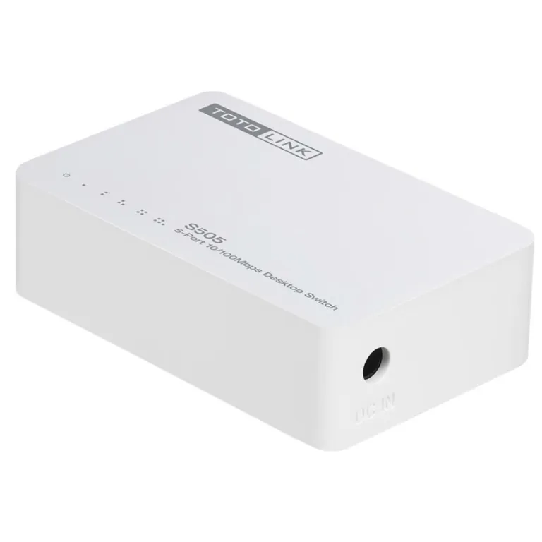 Switch mạng Totolink S505 – 5 cổng RJ45 10/100Mbps – Hỗ trợ Auto MDI/MDIX | AKIA