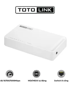 Switch 8 Cổng Gigabit Totolink S808G