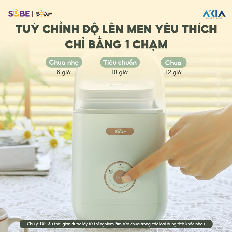 Máy Làm Sữa Chua Bear Sb-Sc12C - Xanh Lá 7 Máy Làm Sữa Chua Bear Sb-Sc12C - Xanh Lá