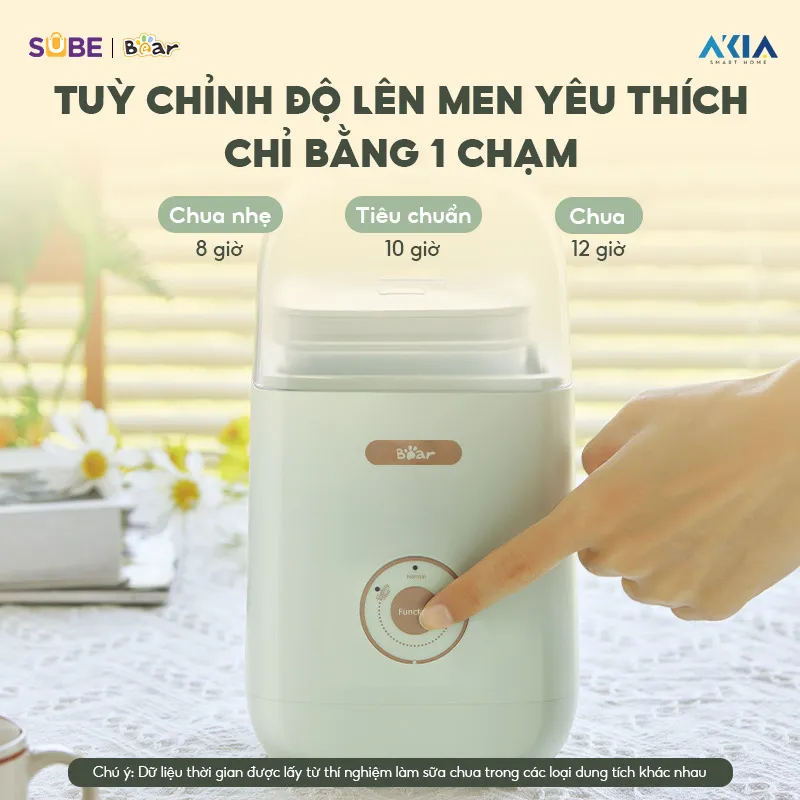 Máy Làm Sữa Chua Bear Sb-Sc12C - Xanh Lá 18 Máy Làm Sữa Chua Bear Sb-Sc12C - Xanh Lá