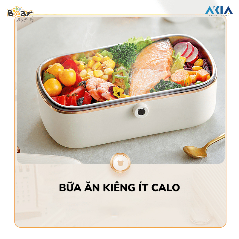 Hộp Cơm Điện Bear Sb-Hc09L - Màu Kem