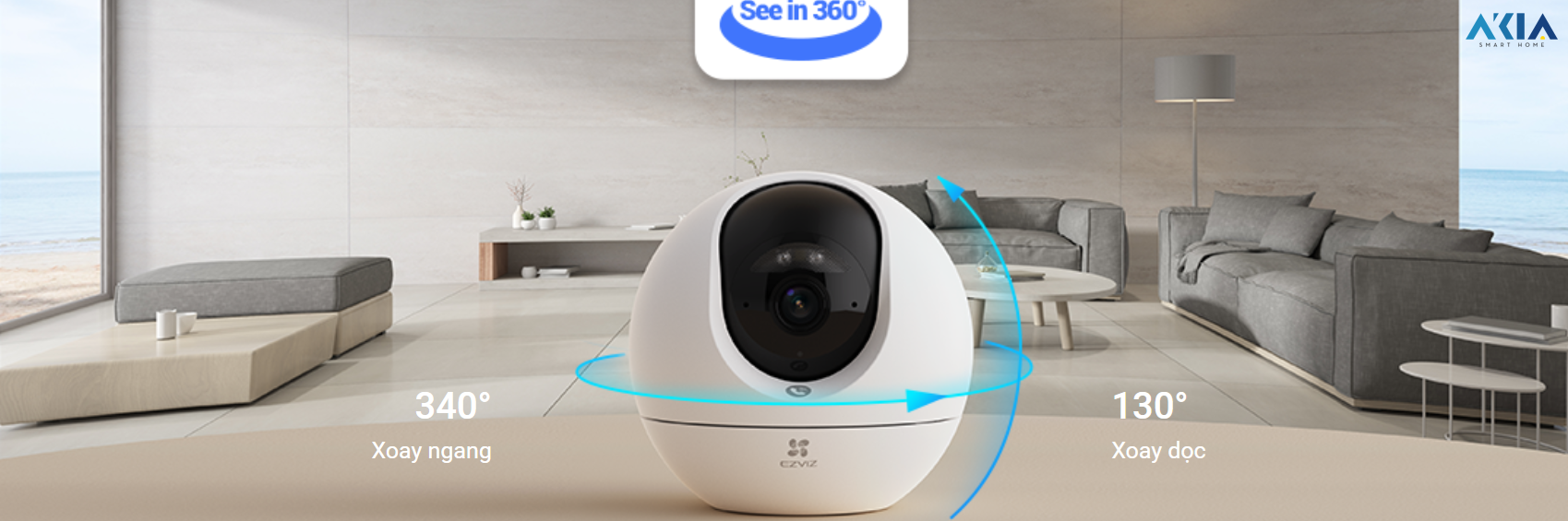 Camera Wifi Thông Minh Ezviz C6C 4K 4 Camera Wifi Thông Minh Ezviz C6C 4K