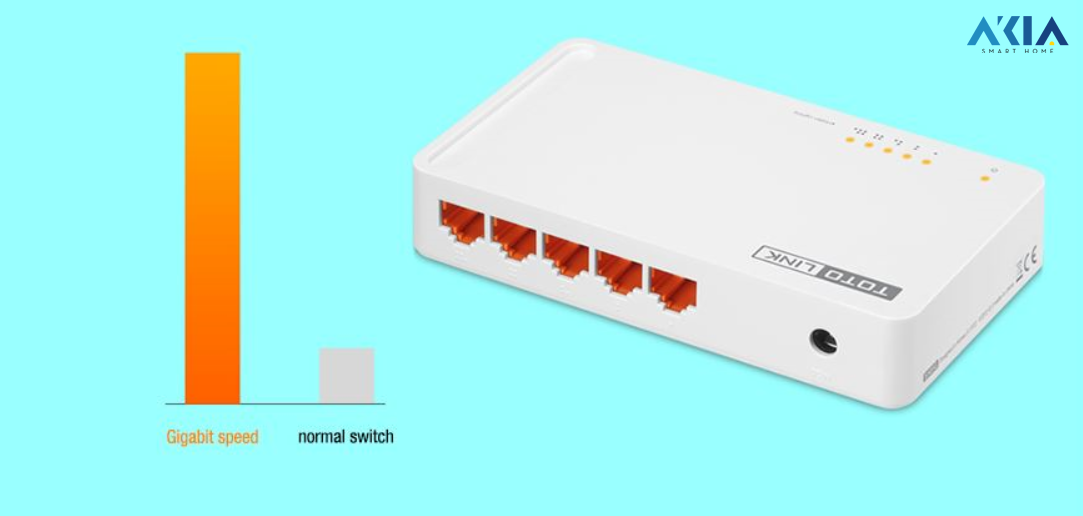 Switch 5 Cổng Gigabit Totolink S505G