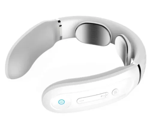 Máy Massage Cổ SKG 4356E – Công nghệ xung điện TENS & EMS, 3 chế độ massage, 15 cấp độ xung, chườm nhiệt nhanh PET 42℃, thiết kế hoa văn kim cương