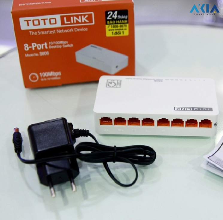 S808 - Switch 8 Cổng 10/100Mbps 4 S808 - Switch 8 Cổng 10/100Mbps