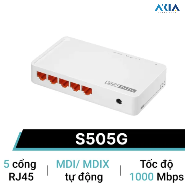 Switch 5 Cổng Gigabit Totolink S505G