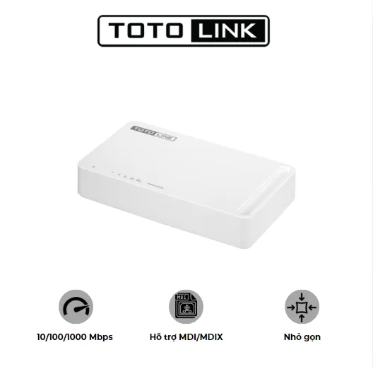 Switch 5 cổng Gigabit Totolink S505G