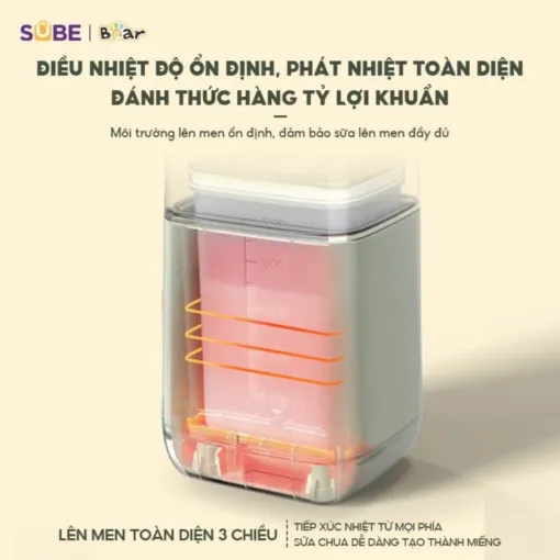 Máy làm sữa chua Bear SB-SC12C - Xanh lá