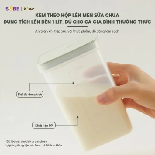 Máy làm sữa chua Bear SB-SC12C - Xanh lá