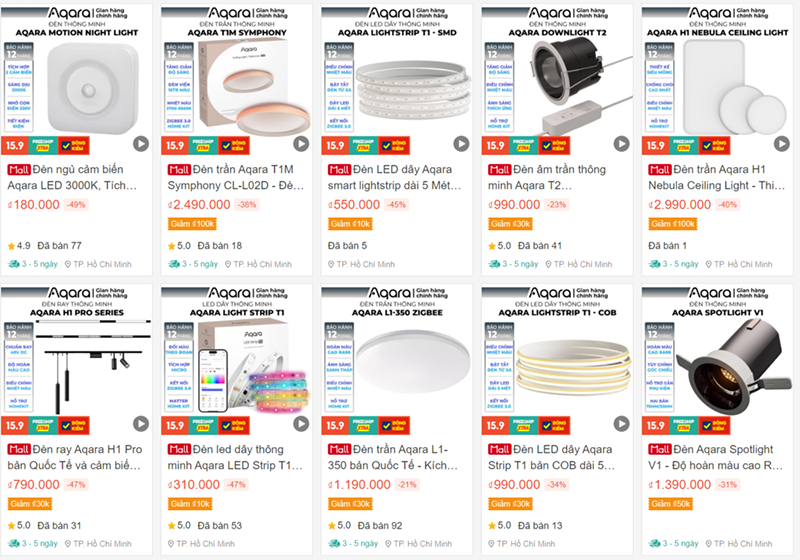 Hệ Thống Đèn Thông Minh Có Tính Năng Điều Chỉnh Độ Sáng Và Màu Sắc