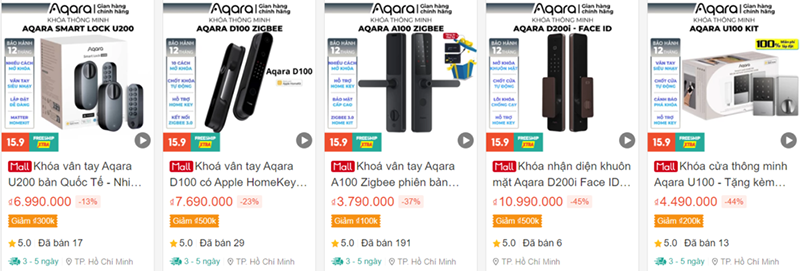 Khóa Cửa Thông Minh Của Akia Cho Phép Bạn Mở Khóa Bằng Vân Tay, Mã Pin