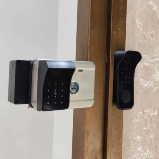 Khóa cổng vân tay thông minh AKIA N100 chống nước