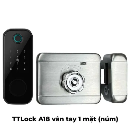 Khóa cổng vân tay thông minh AKIA N100 chống nước