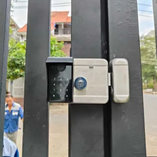 Khóa cổng vân tay thông minh AKIA N100 chống nước