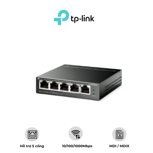 Switch 5 cổng Gigabit TP-LINK TL-SG105PE