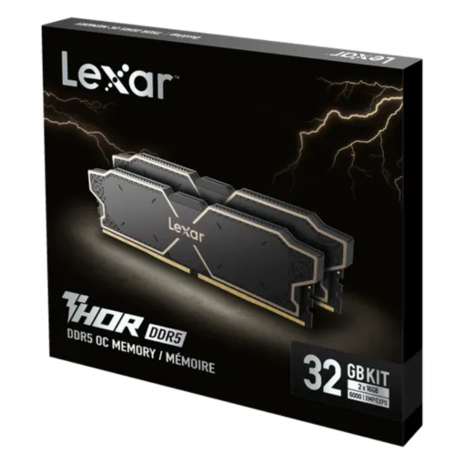 Bộ nhớ Ram desktop Lexar Thor DDR5 32G (2x16GB) 6000