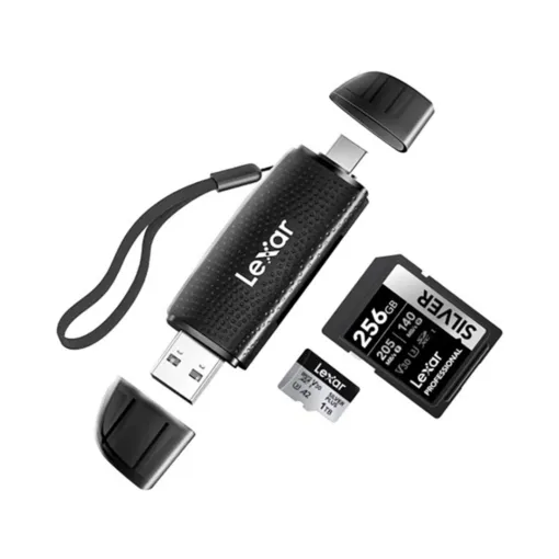 Đầu đọc thẻ nhớ Lexar Dual – Slot USB – A/C – Tốc độ truyền tải 205MB/s – Kết nối USB – A và USB – C