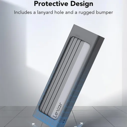 Box ổ cứng SSD Lexar E300 M.2 Nvme Enclosure hỗ trợ USB 3.2 Gen 2