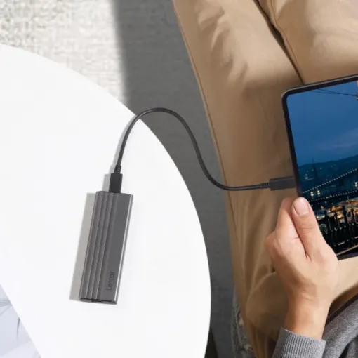 Box ổ cứng SSD Lexar E300 M.2 Nvme Enclosure hỗ trợ USB 3.2 Gen 2