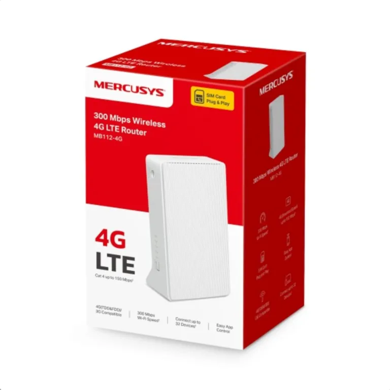 Bộ phát wifi 4G Mercusys MB112-4G không dây tốc độ 300Mbps | AKIA