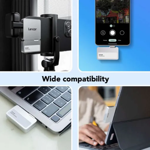 Ổ Cứng Di Động SSD Lexar Professional Go With Hub SL400 USB 3.2 Gen 2