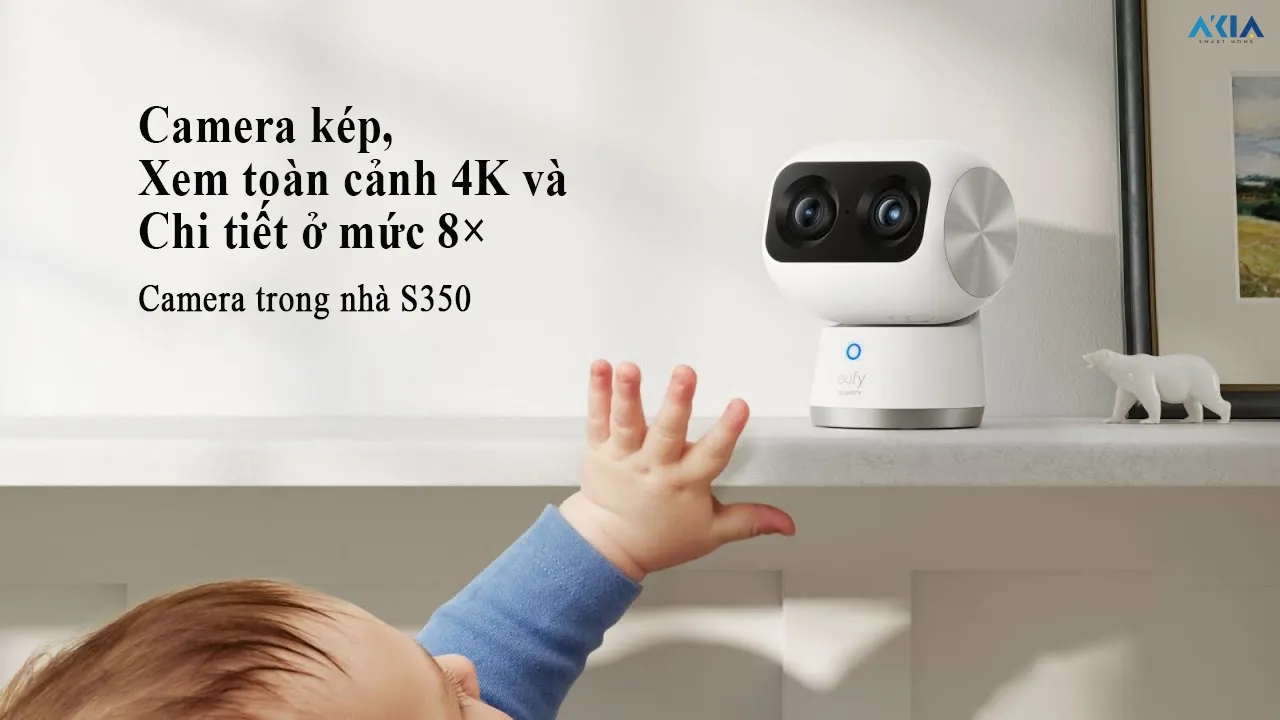 Camera Wifi Trong Nhà Eufy Indoor Cam S350 18 Camera Wifi Trong Nhà Eufy Indoor Cam S350
