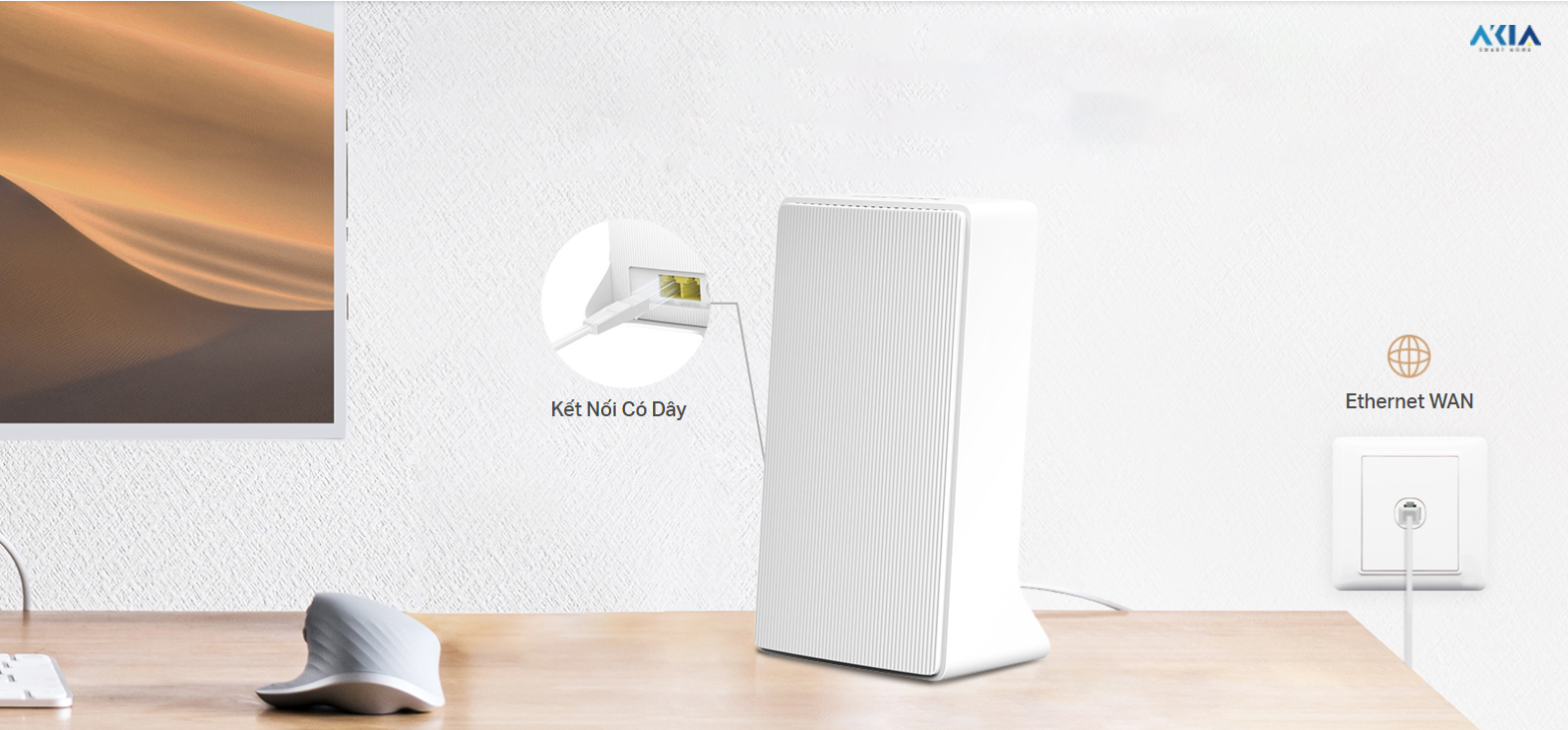 Bộ Phát Wifi 4G Mercusys Mb112-4G Không Dây Tốc Độ 300Mbps