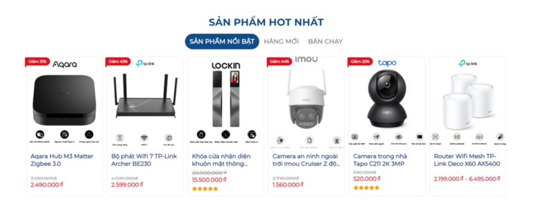 Akia Cung Cấp Một Loạt Các Sản Phẩm Từ Các Thương Hiệu Lớn Như Aqara, Lifesmart