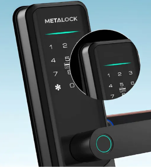 Khoá vân tay thông minh cửa gỗ AKIA A1