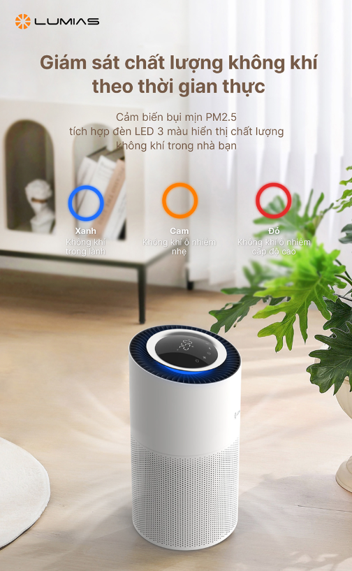 Máy Lọc Không Khí Lumias Bulma Pro - 45W 50M2