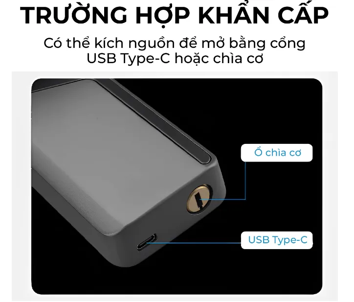 Khoá Vân Tay Thông Minh Cửa Gỗ Akia A1 10 Khoá Vân Tay Thông Minh Cửa Gỗ Akia A1