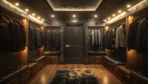 Lắp Đặt Hệ Thống Đèn Thông Minh Cho Phòng Thay Đồ (Walk-In Closet) Mẫu Biệt Thự Cổ Điển 