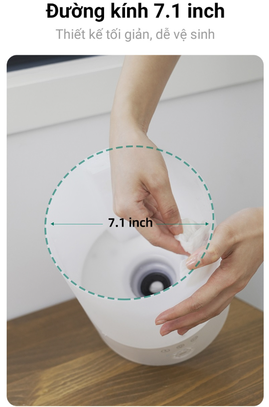 Máy Tạo Độ Ẩm Phun Sương Lumias Hul - 24W - Dung Tích 2,5L, 3 Chế Độ Phun Sương