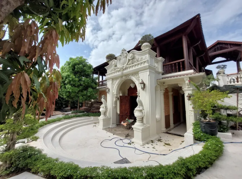 Vẻ Đẹp Công Trình Nhà Thông Minh Phong Cách Biệt Thự Tân Cổ Điển Tại Quận 7 Tphcm